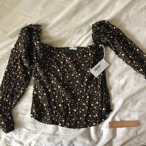 Reformation Long Sleeve Blouse NWT